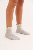 Firecracker Flecked Ruffle Socks
