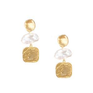 Olivia Pearl Statement Earrings