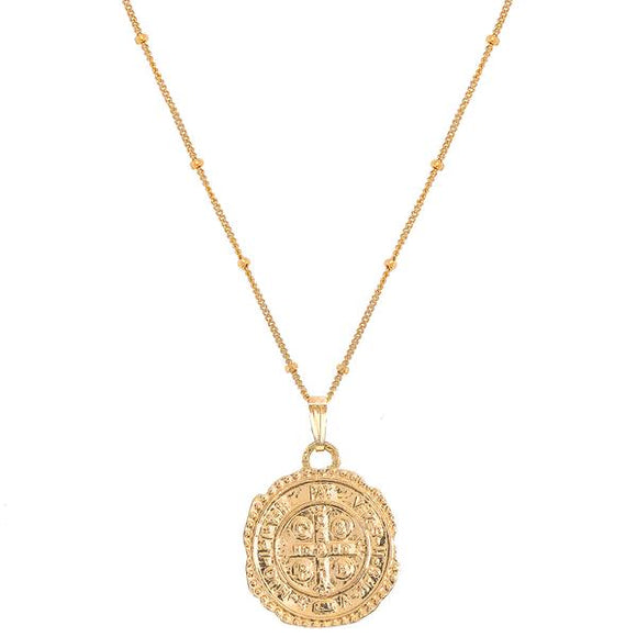 St. Benedict Coin Necklace
