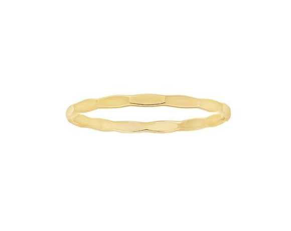 Hammered Stacking Ring