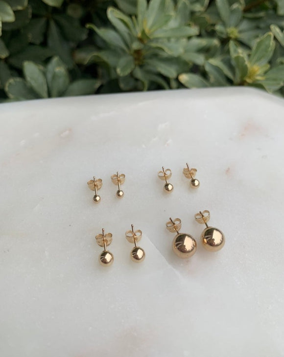 14k Gold Filled Stud Earrings