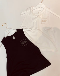 Bellevue Bronze Racer back Crop Top Tank
