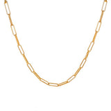 Charlie Paperclip Chain Necklace