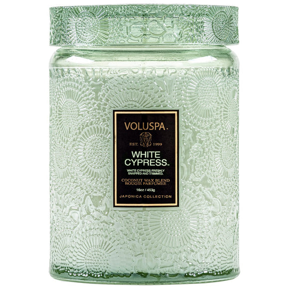 Voluspa White Cypress Candles